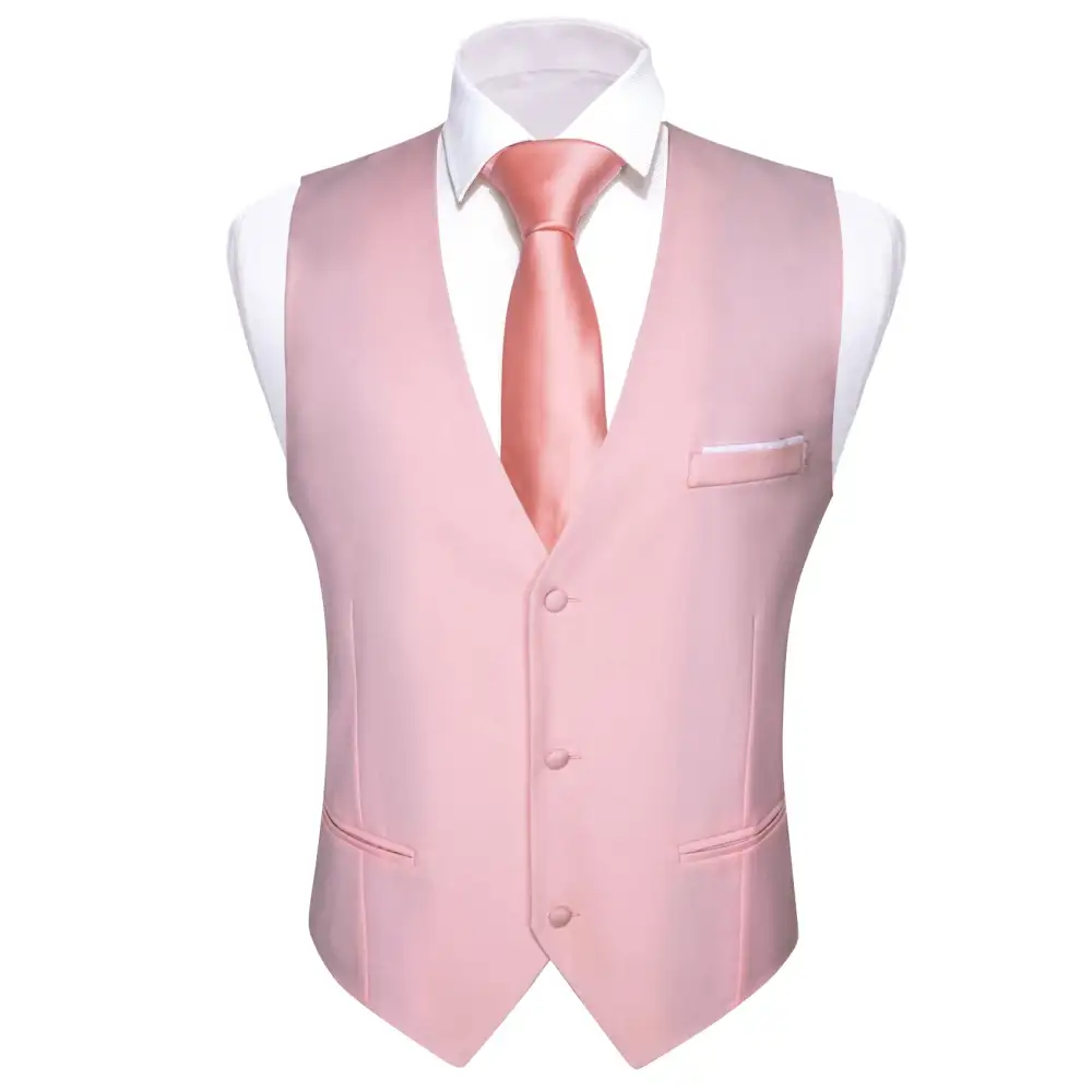 Refined Solid Slim Fit Formal Dress Vest