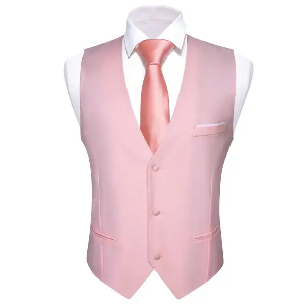 Refined Solid Slim Fit Formal Dress Vest