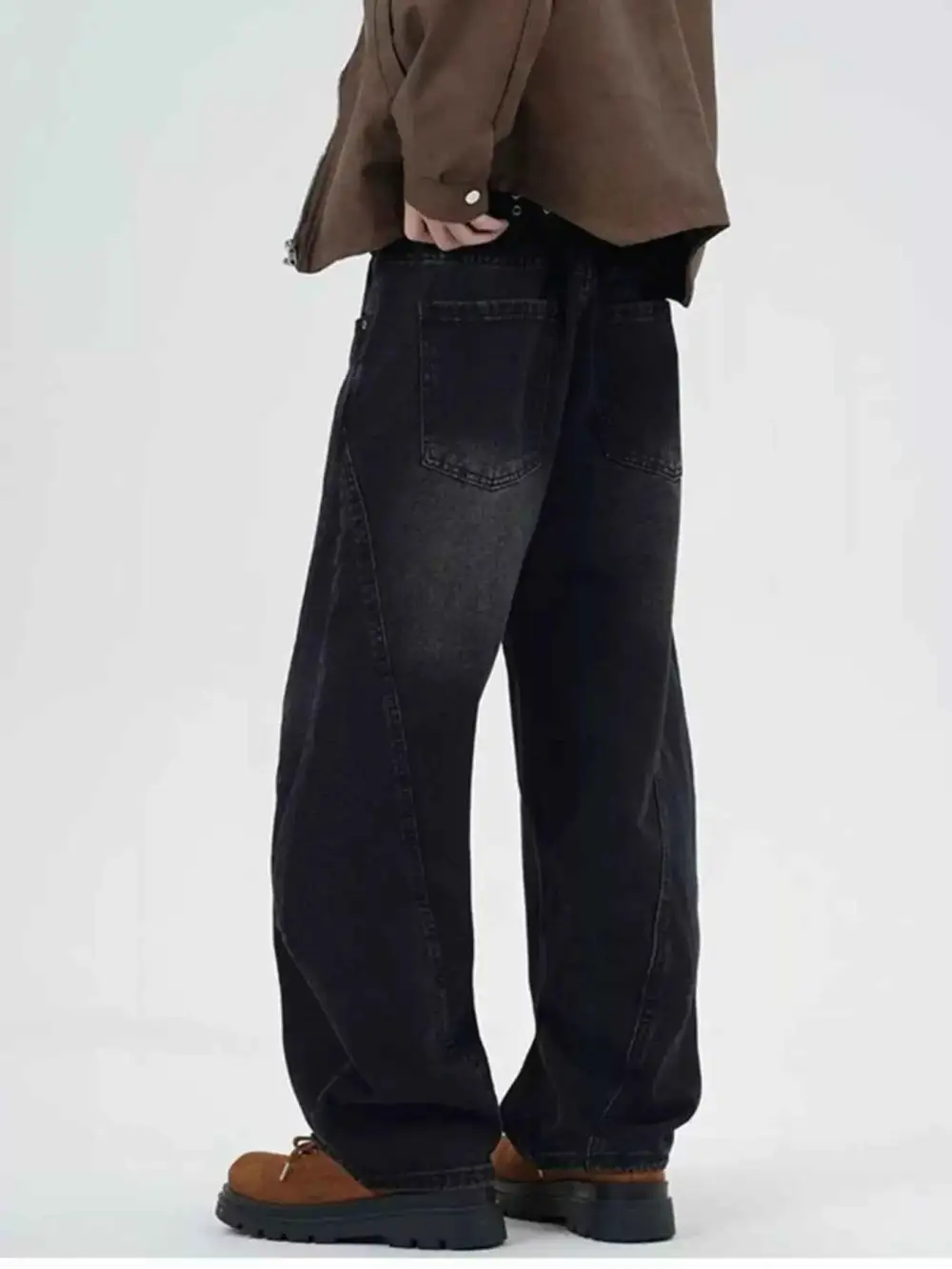 Modern Washed Wide Leg Jeans