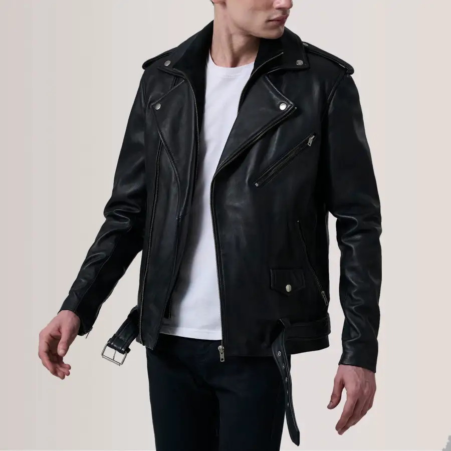 Men's Refined Leather Jacket