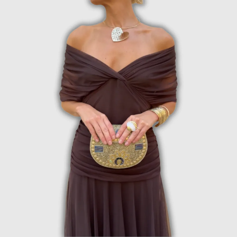 V-Neck Floral Printed Casual Dress
