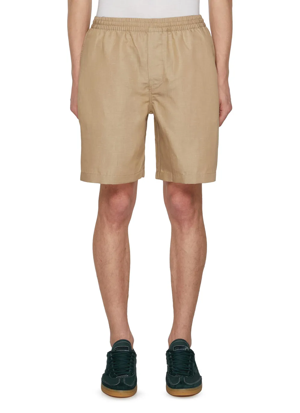 Casual Loose Breathable Beige Shorts