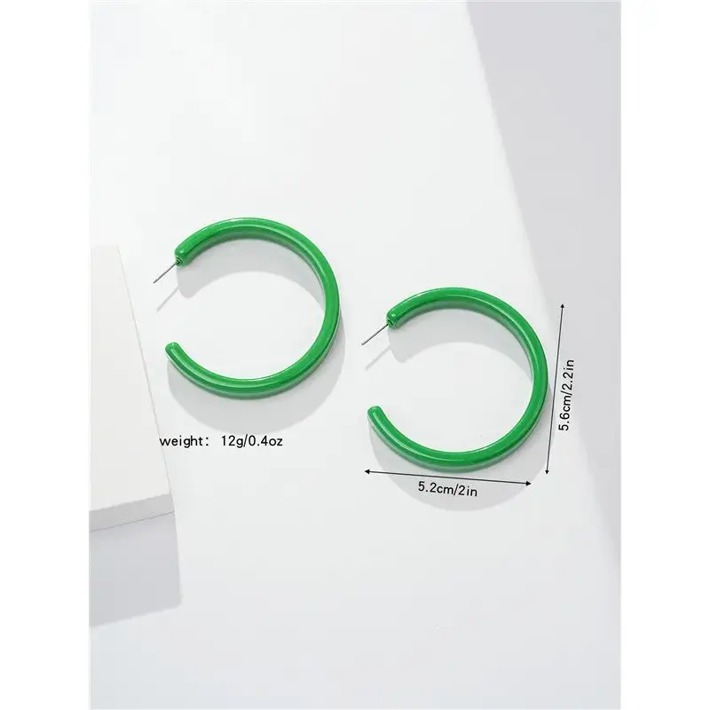Vintage Acrylic Statement Earrings