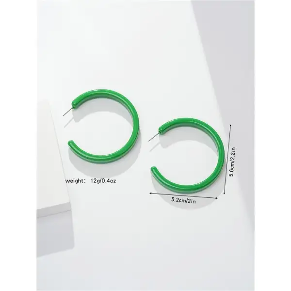 Vintage Acrylic Statement Earrings