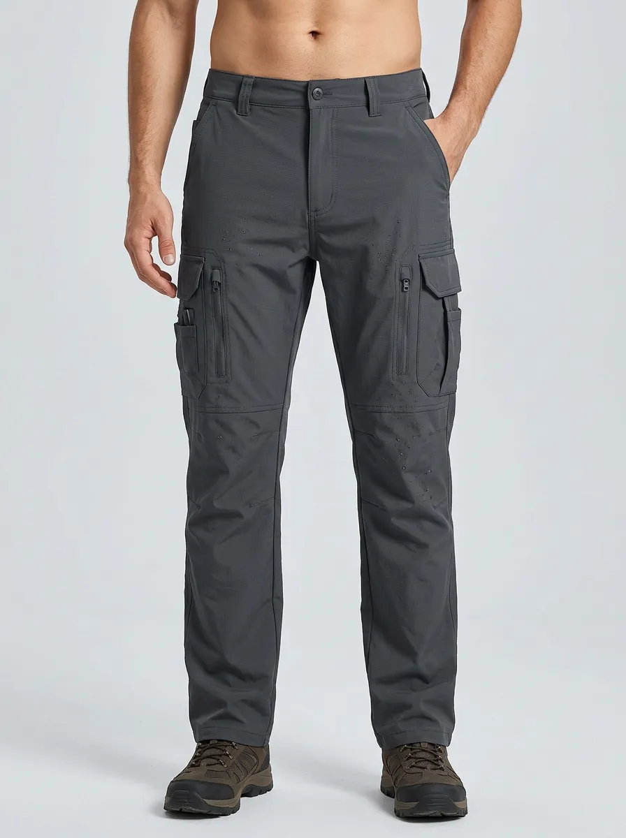Practical Cargo Pants with Functional Detail