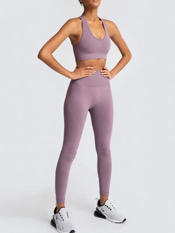 Beautiful Back High Waist Peach Hip Top