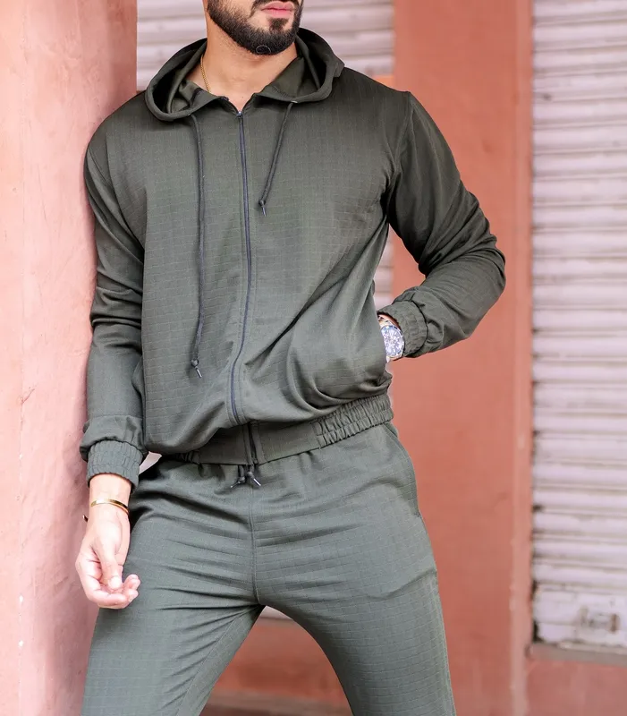 Olive Tracksuit Set