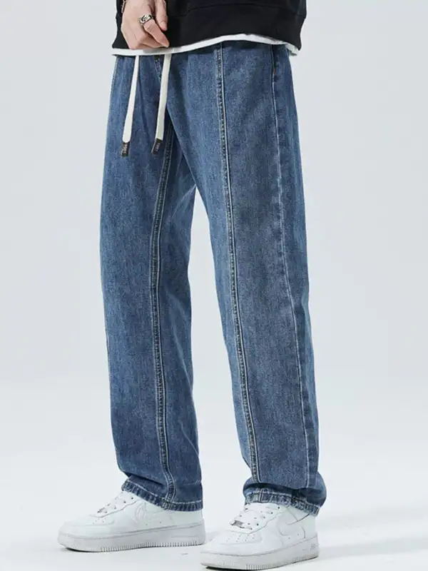 Men’s Loose Fit Straight Leg Jeans