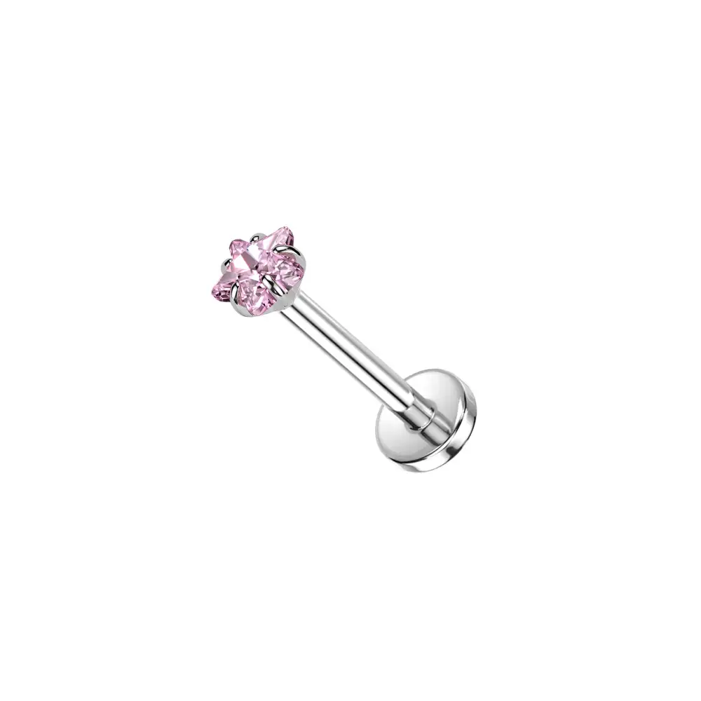 Contemporary Titanium Threadless Stud