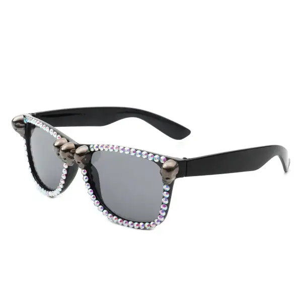 Wide Square Frame Sunglasses