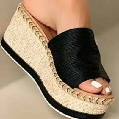 Textured Open-Toe Heeled Sandals