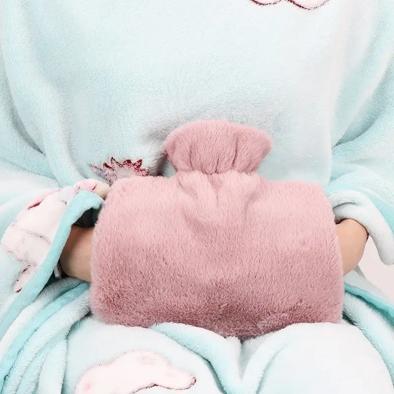 Detachable Plush Cover Infusing Water Pvc Water Bag