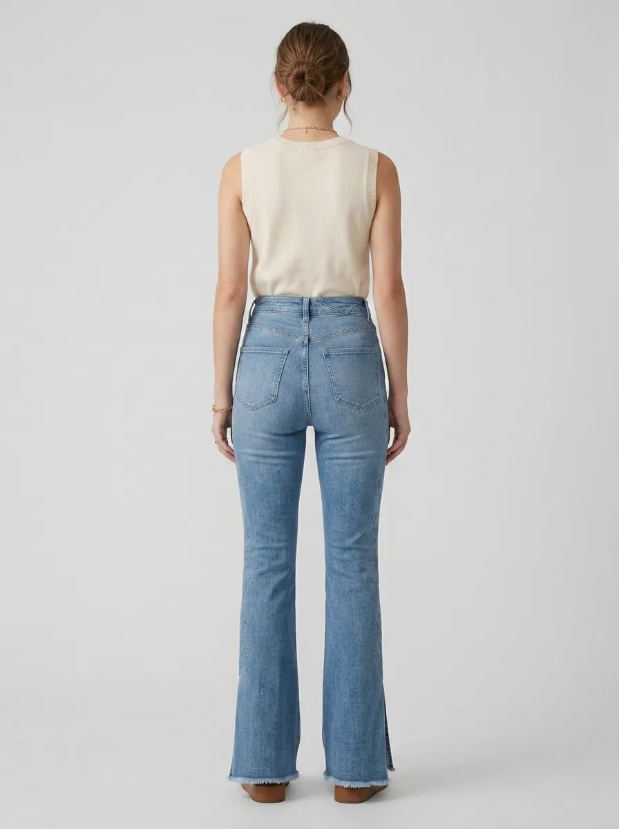 Women's High Waist Casual Denim Jeans