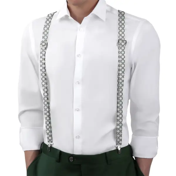Syracuse Dots Pattern Suspenders