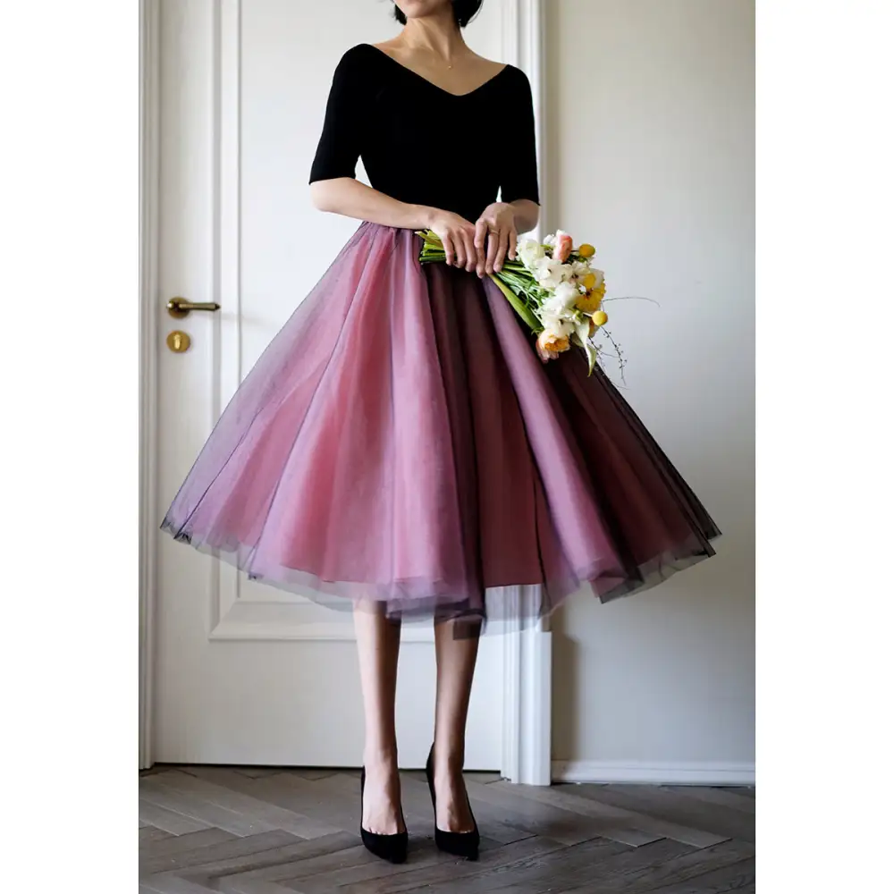 Balanced Outing Everyday Casual Polyester Skirt