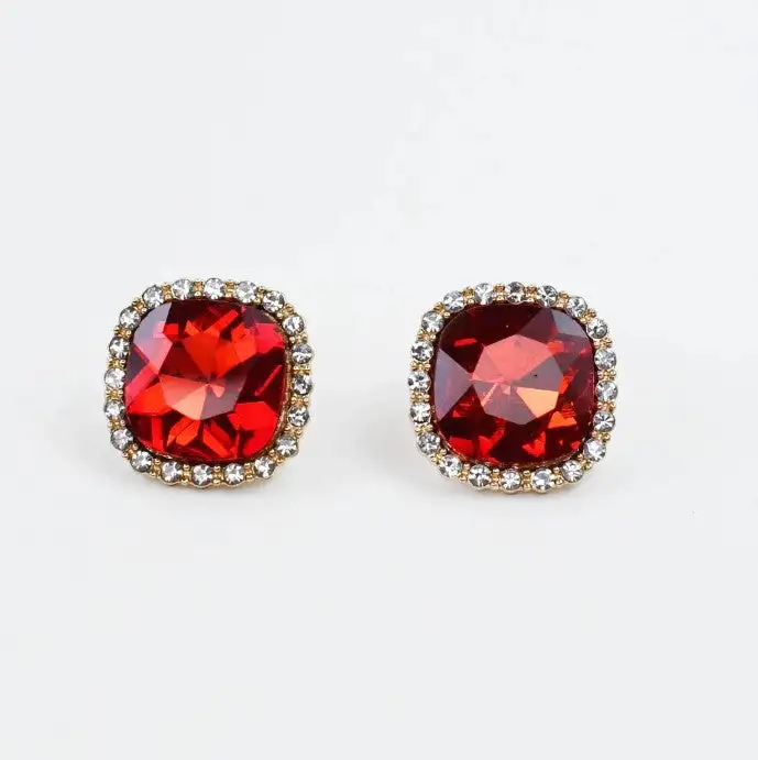 Classic Crystal Accent Stud Earrings