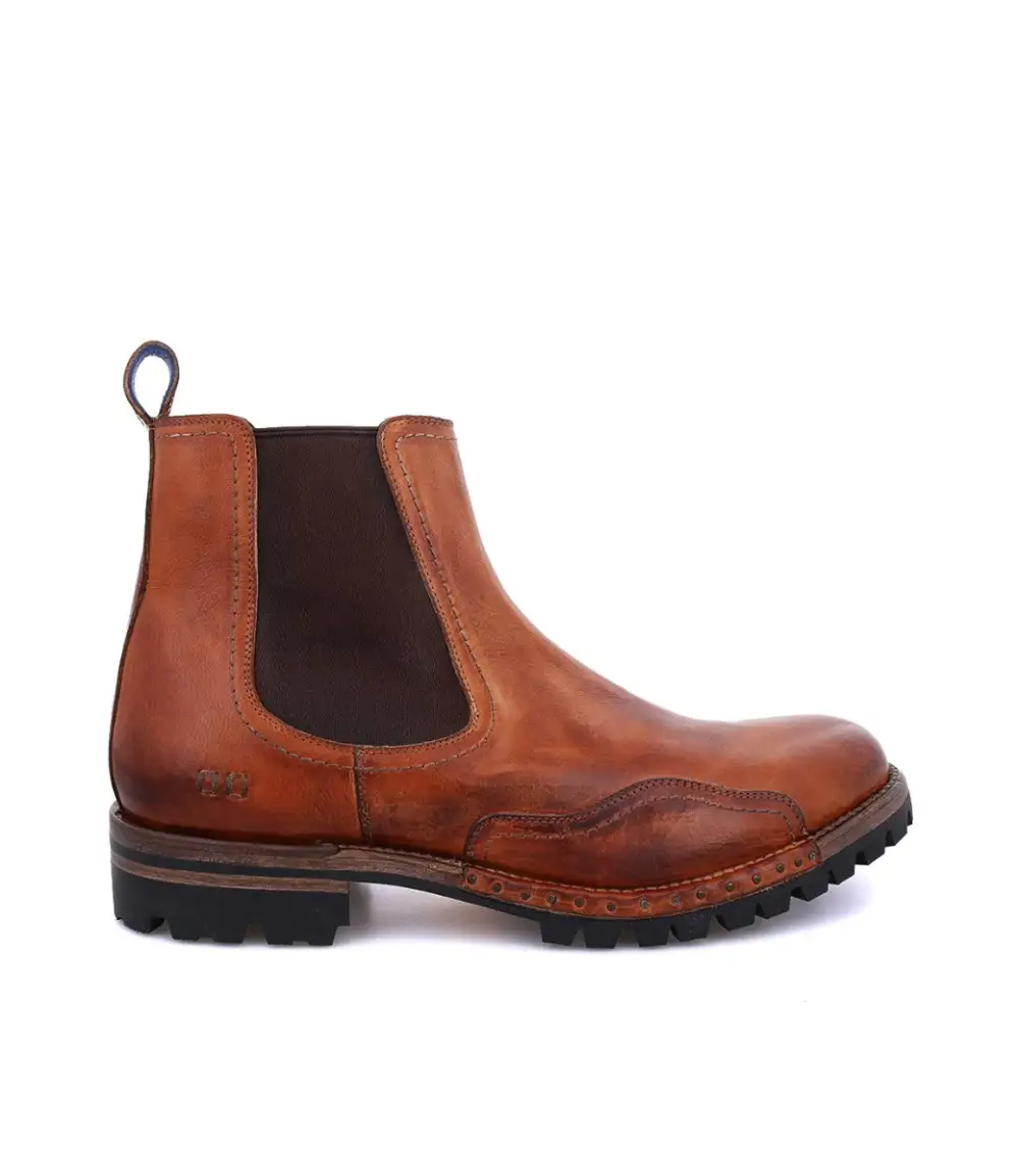 Lug-Sole Streamlined Chelsea Boots