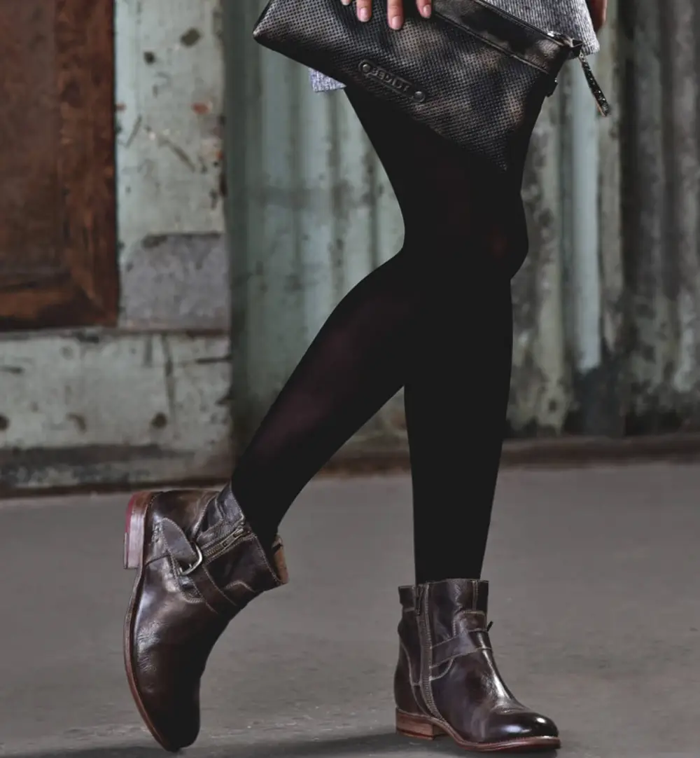 Buckled Perforated Everyday Boots