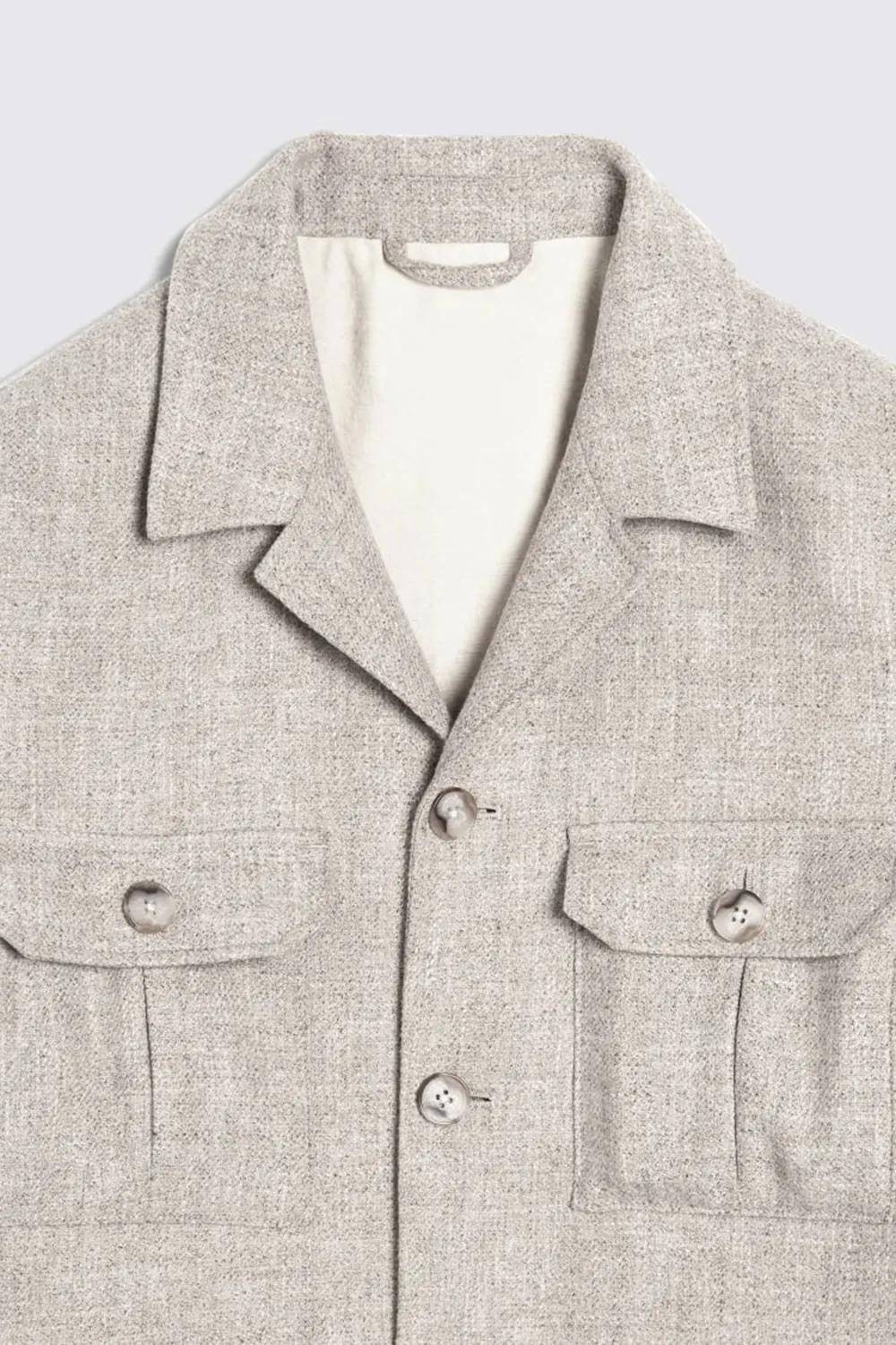 Soft And Stylish Brown Men's Shirt Jacket
