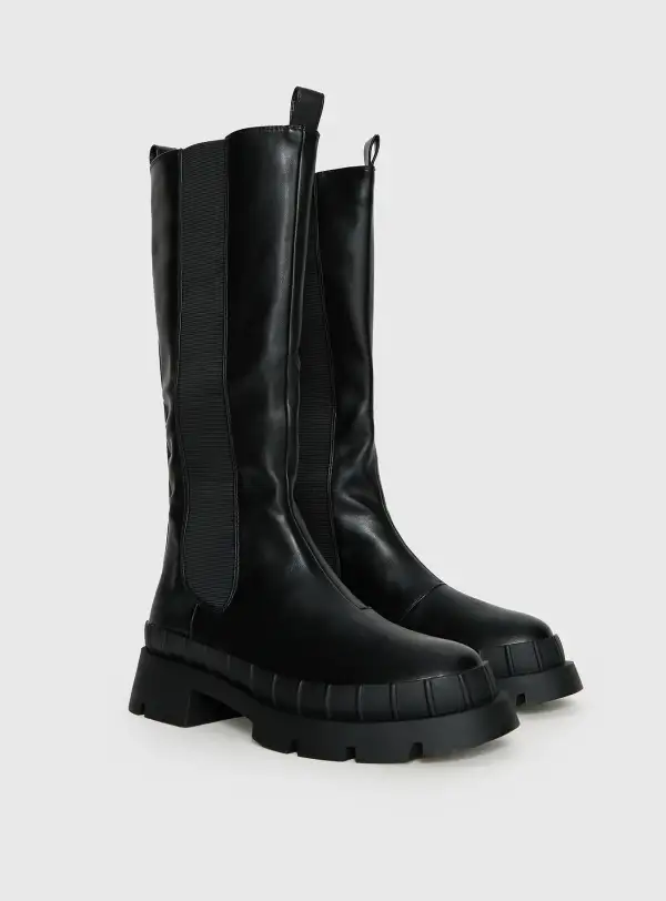 Simple Knee High Boots