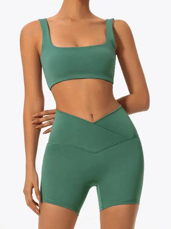 High-Waist Push-Up Yoga Set