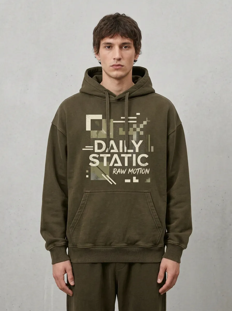 Geometric Geometric Men's Graphic Hoodie