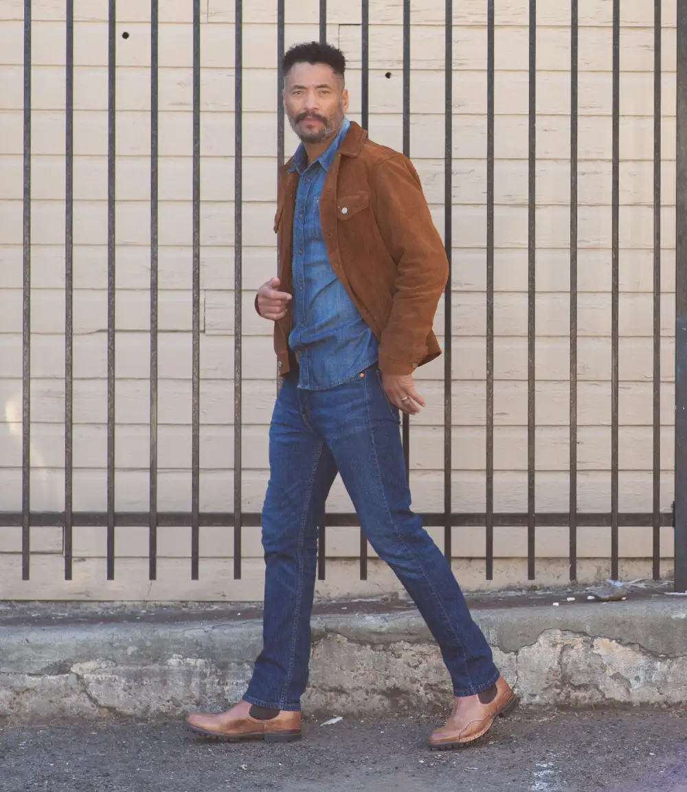 Lug-Sole Streamlined Chelsea Boots