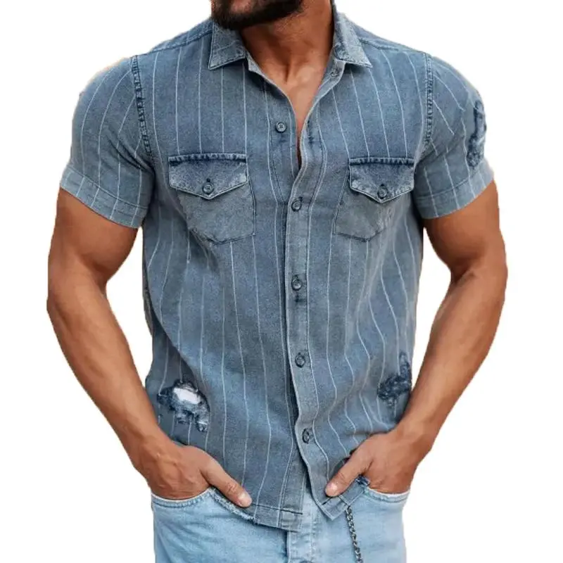Clean Cut Striped Shirt