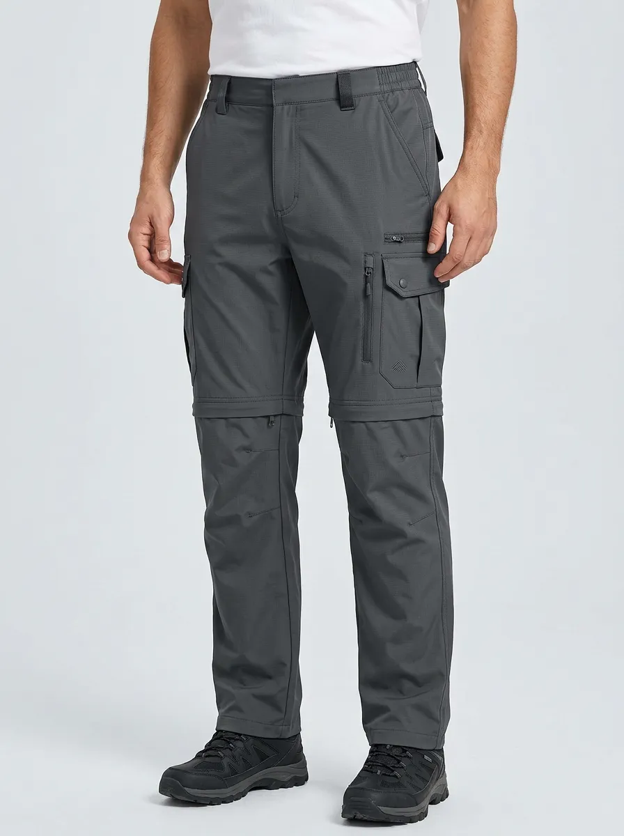 Men's Alpine Utility Waterproof Zip-Off Tactical Cargo Pants