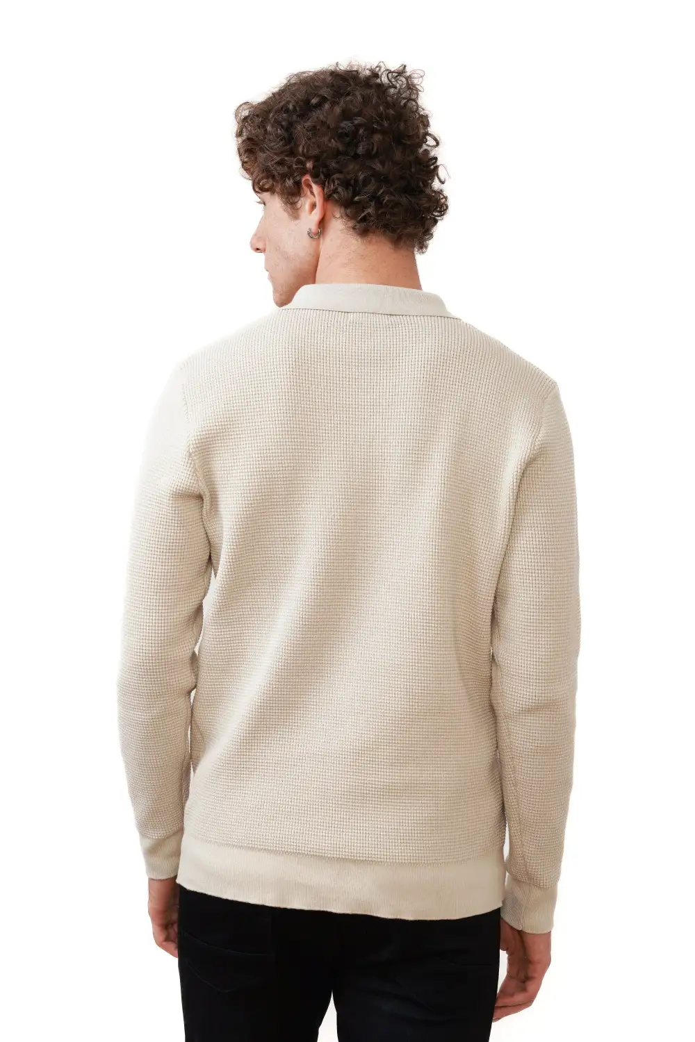 Modern Regular Fit Polo Collar Knit Polo Shirt