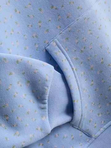 7-15yrs | Cotton Rich Ditsy Floral Hoodie