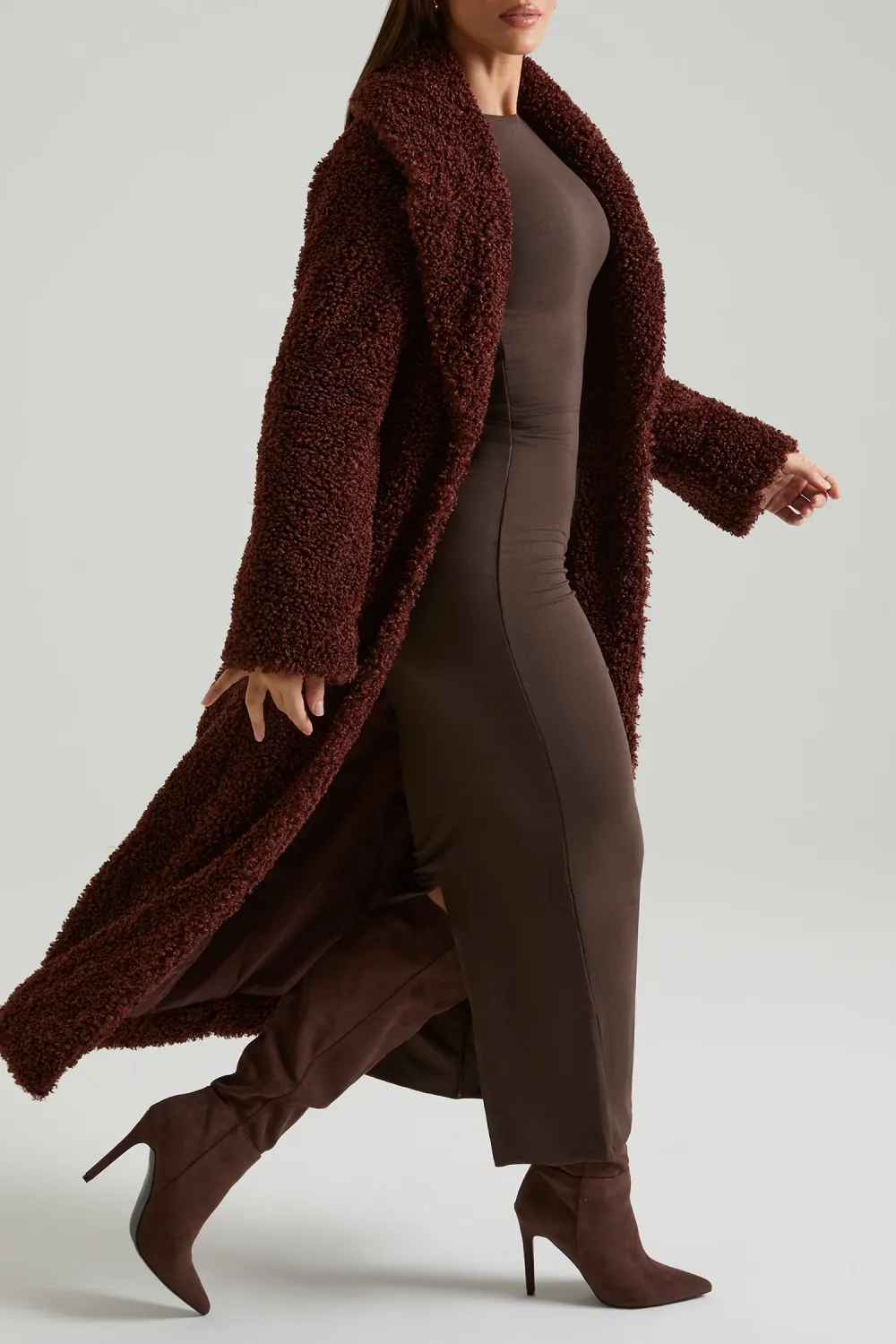 Soft And Wide Casual Long Warm Coat