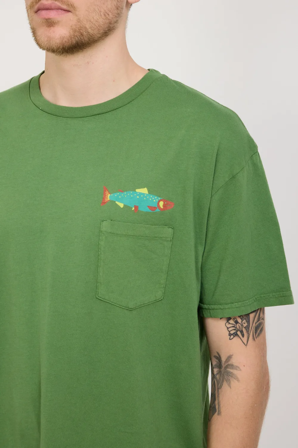 Hot Salmon Green T-Shirt