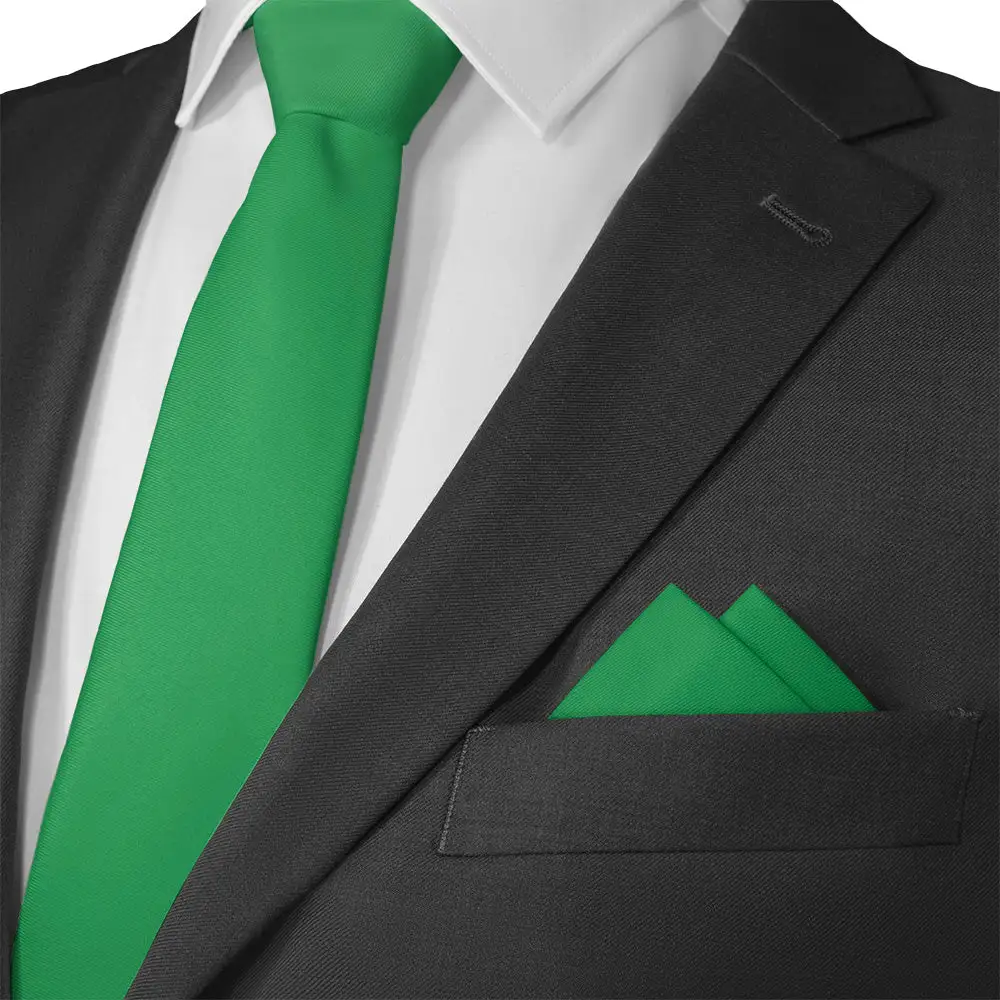 Graceful Understated Solid Pocket Square