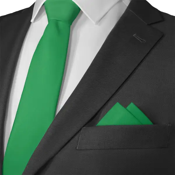 Graceful Understated Solid Pocket Square