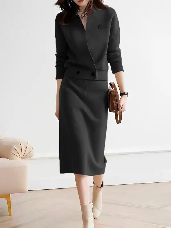 Women's High-Neck Cardigan