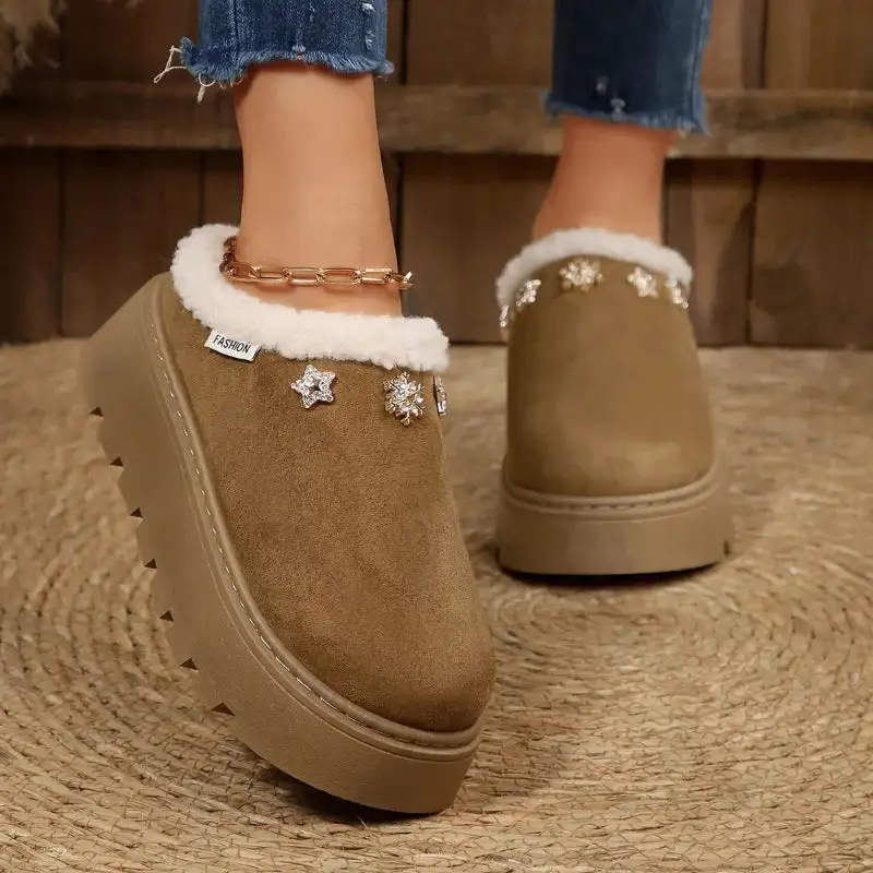 Simple Platform Indoor Slippers