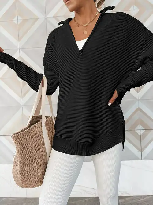 Half Zip Everyday Long Sleeve Top