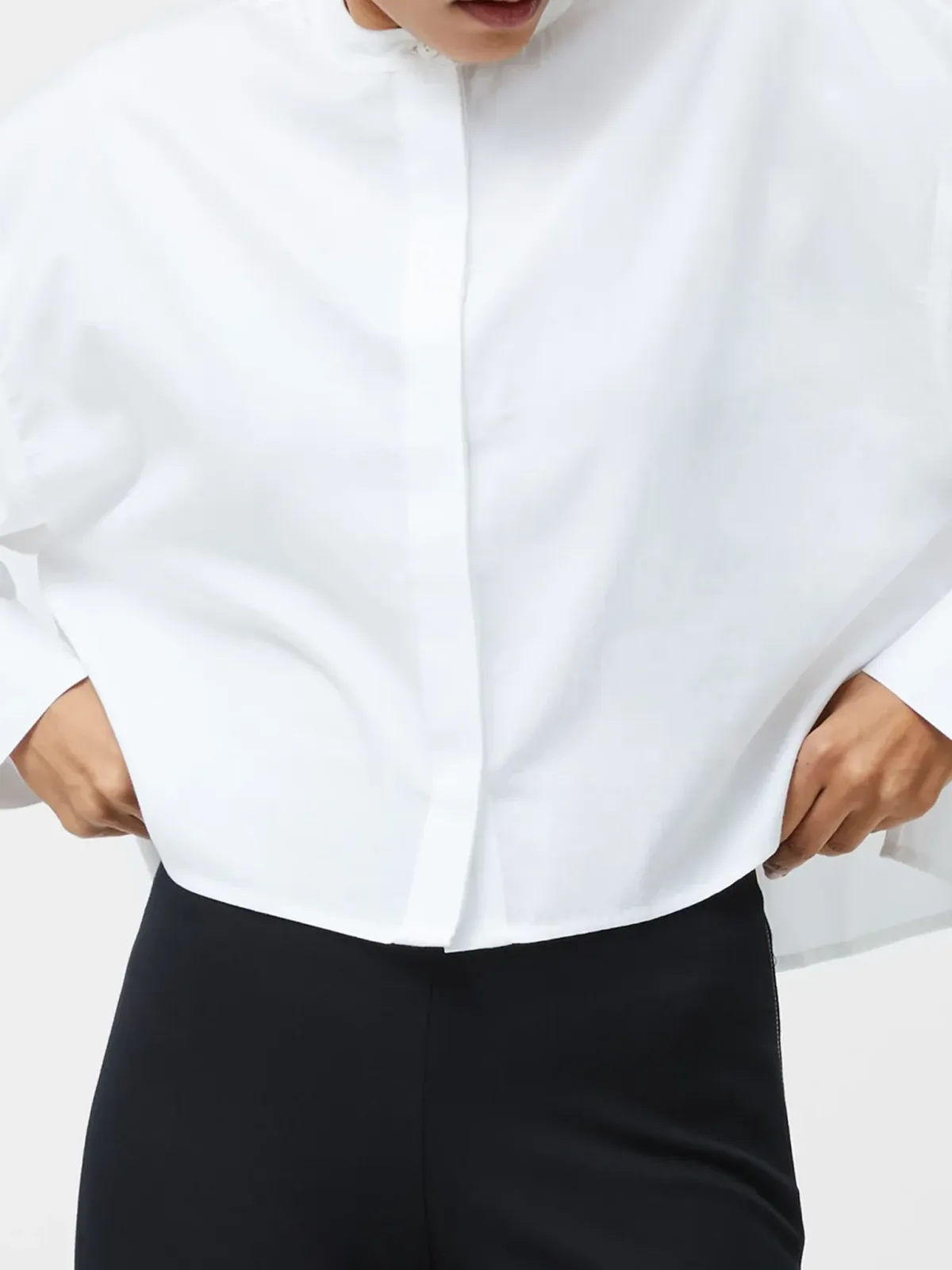 Loose Drop Shoulder Cotton Business Shirt