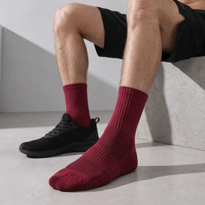 Men's Ribbed Training Fitness Socks