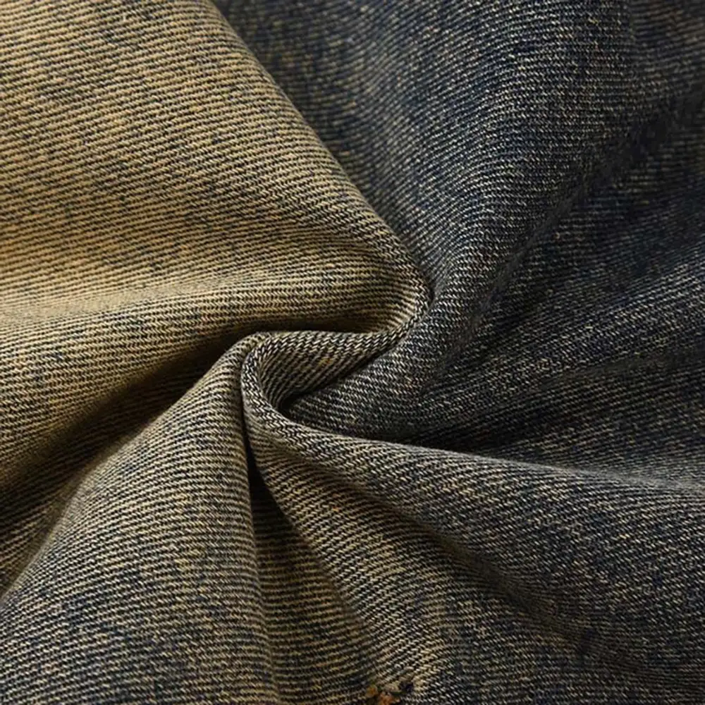 Straight-Leg Acid-Wash Jeans