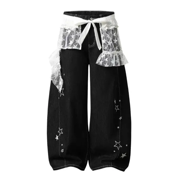Streamlined Baggy Denim Jeans
