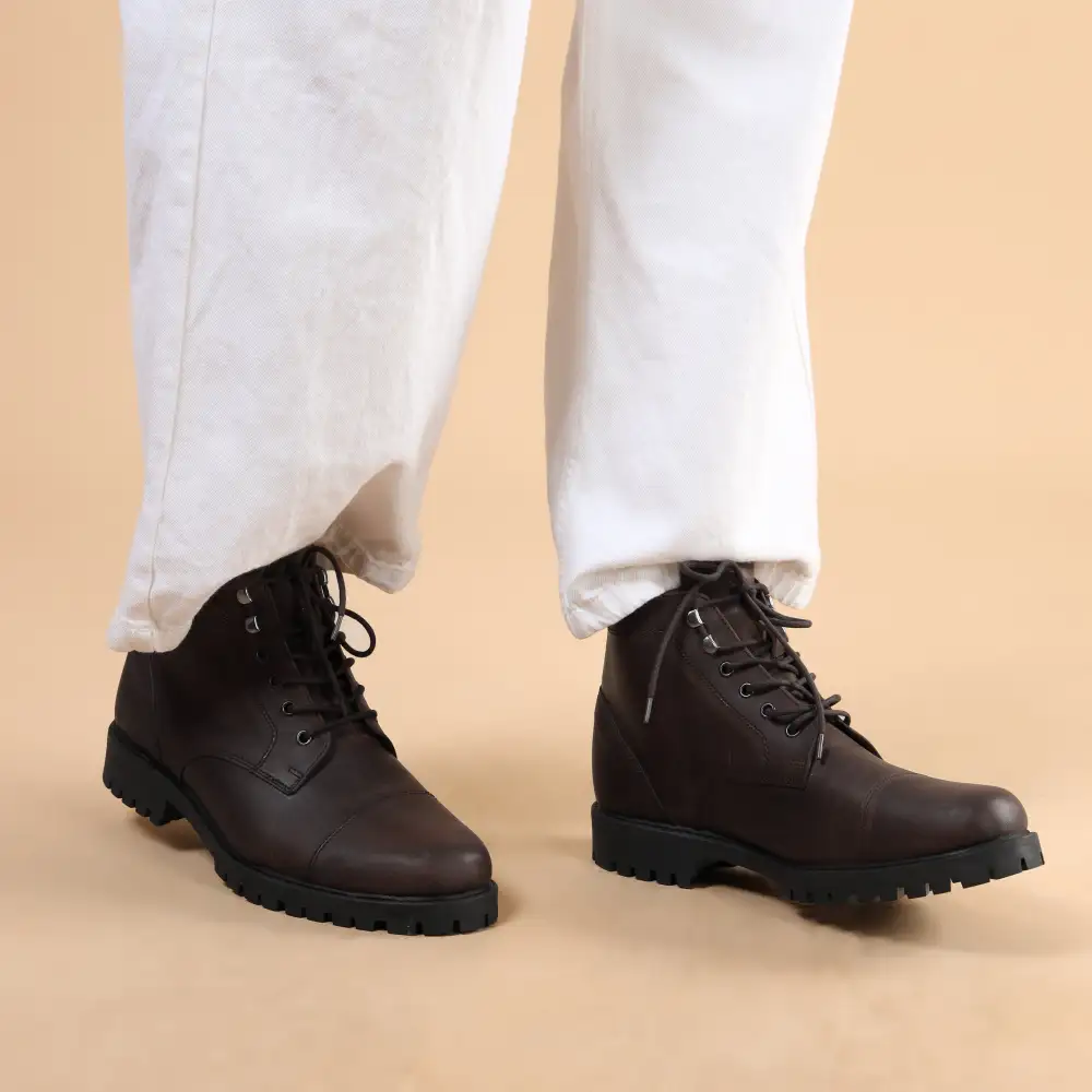 Men's  Country Lace Up Leather Everyday Boots