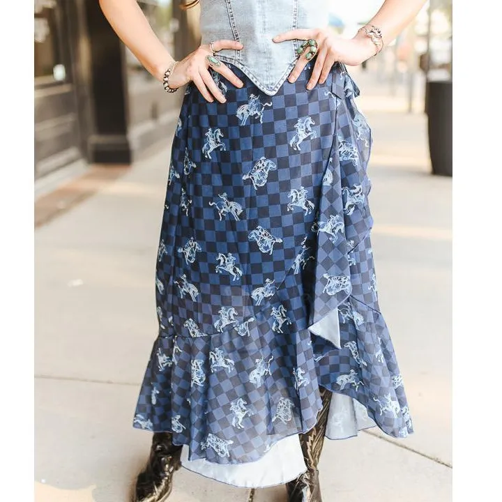 Ruffle Detail Everyday Skirt