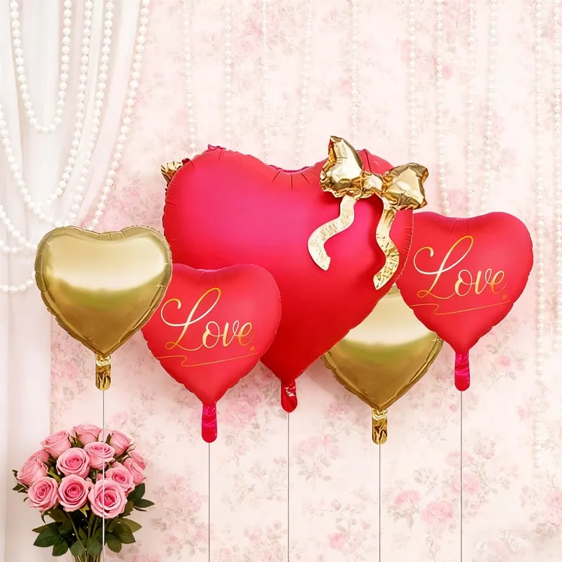 LOVE Heart Balloon Bouquet