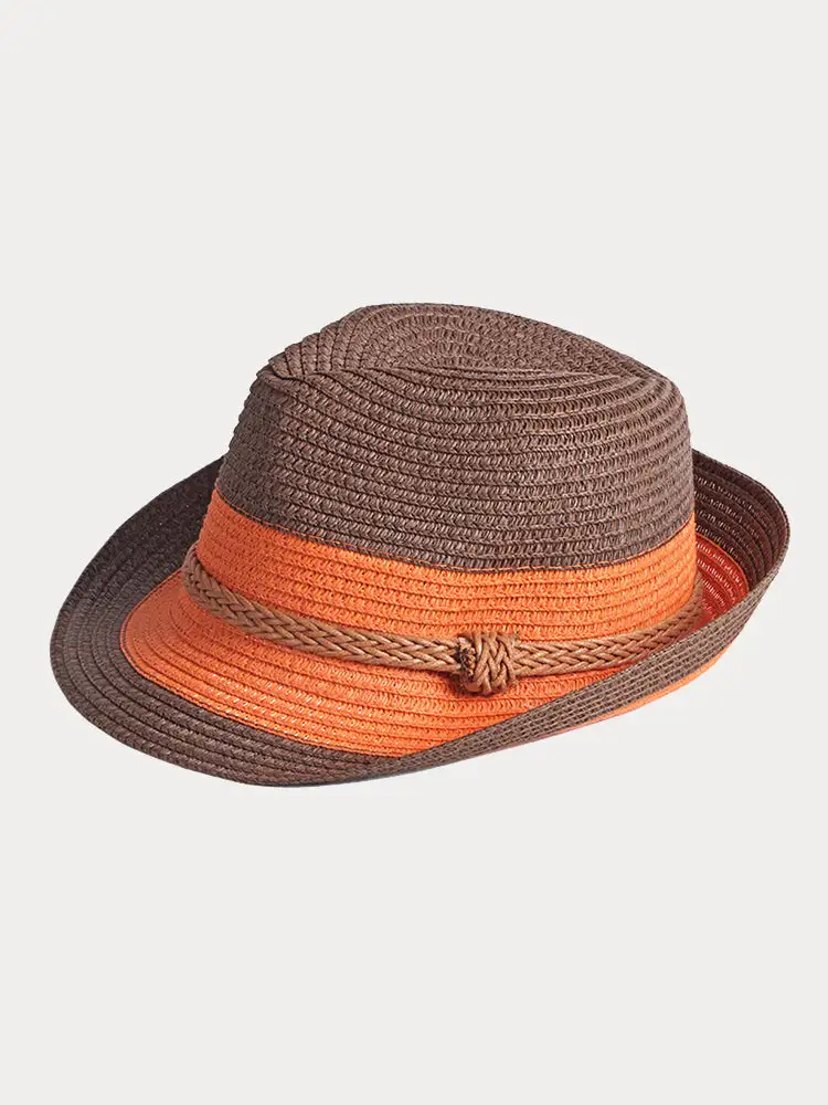 Foldable Sun Protection Cotton Fedora Hat