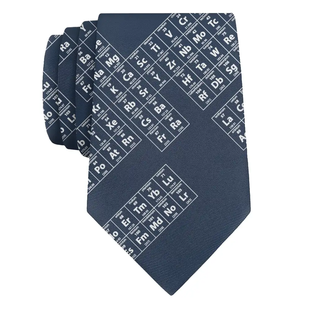 Refined Science Motif Necktie