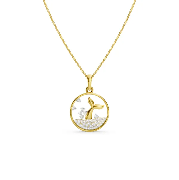 Whale Tail Everyday Necklace