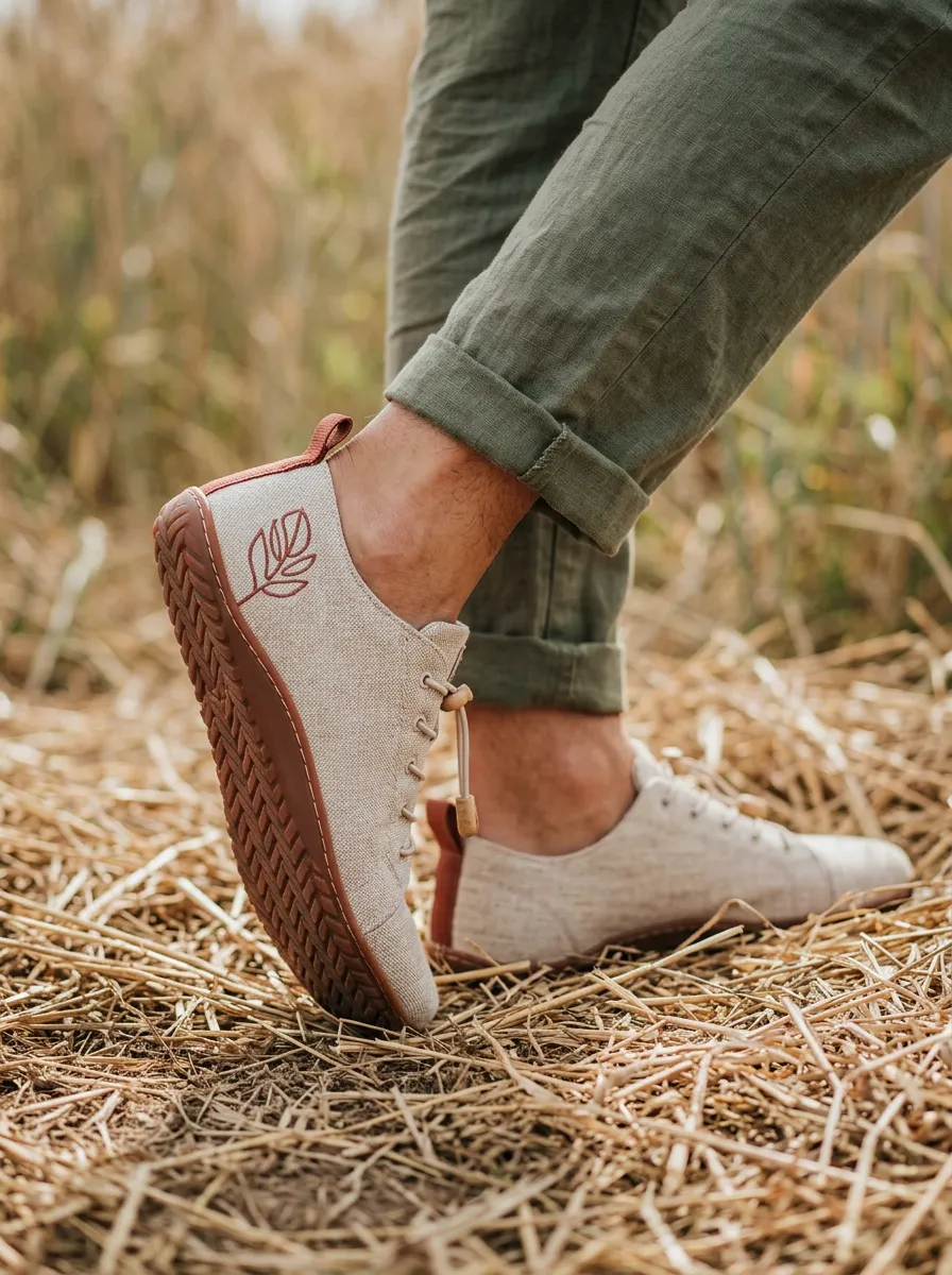 Cozy Leaf Graphic Style Unisex Barefoot Shoes
