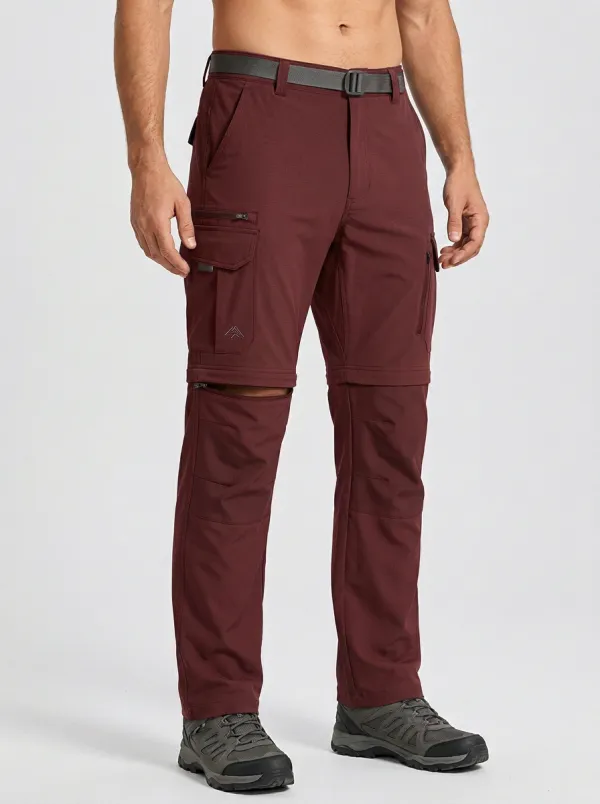 Men's Outdoor Hiking Convertible Zip-Off Cargo Pants